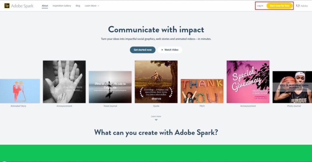 Creación de contenido al alcance de todos 18 Adobe Spark 1 mclanfranconi
